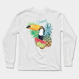 tropical Long Sleeve T-Shirt